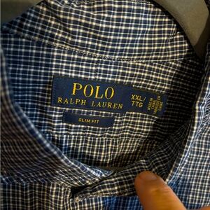 Men’s Polo Ralph Lauren XXL Slim Fit Button Down Shirt